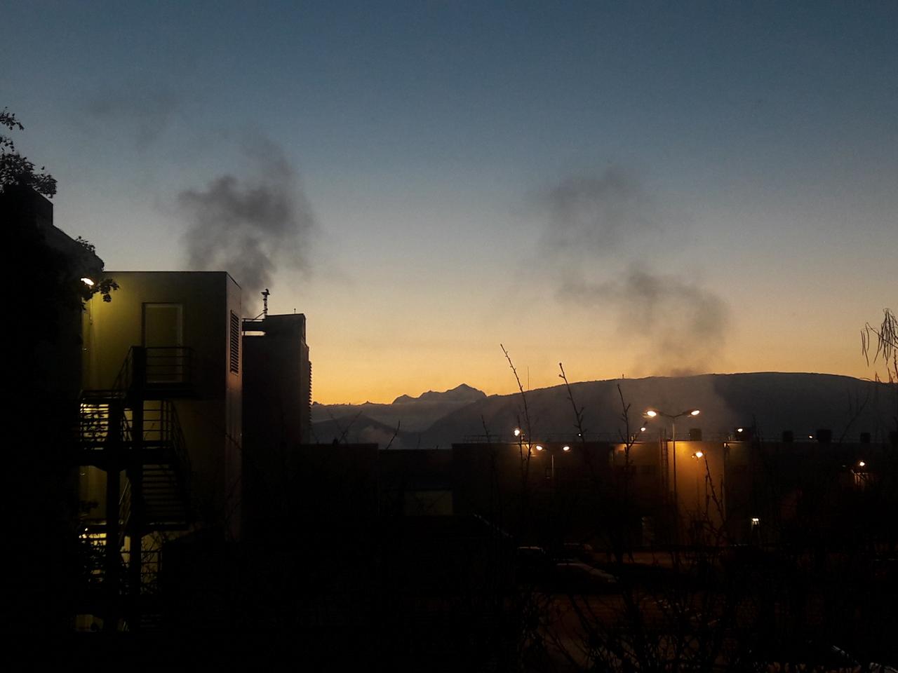 Sunrise at CERN